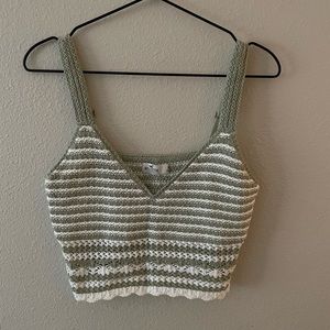 Crochet Crop Tank Top
